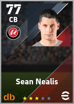 Sean Nealis — CB, OVR 77, MAX 77