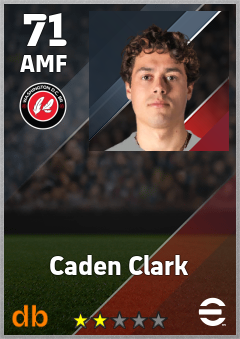 Caden Clark — AMF, OVR 71, MAX 71