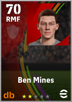 Ben Mines eFootball player card
