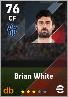 Brian White — CF, OVR 76, MAX 76