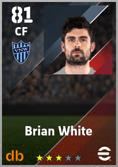 Brian White — CF, OVR 81, MAX 81