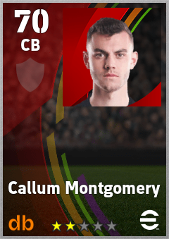 Callum Montgomery eFootball player card