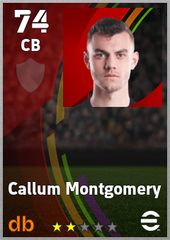 Callum Montgomery eFootball player card