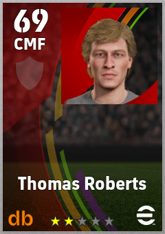 Thomas Roberts eFootball player card