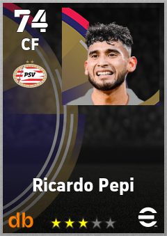 Ricardo Pepi eFootball player card