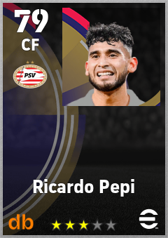 Ricardo Pepi — CF, OVR 79, MAX 79