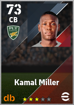 Kamal Miller — CB, OVR 73, MAX 73