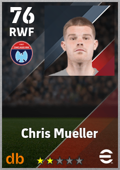 Chris Mueller eFootball player card