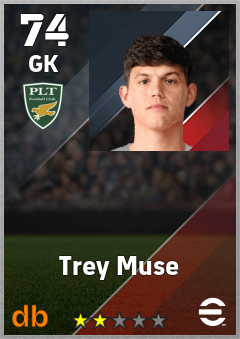 Trey Muse eFootball player card