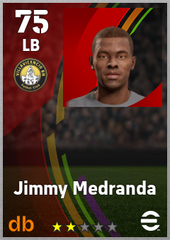 Jimmy Medranda eFootball player card