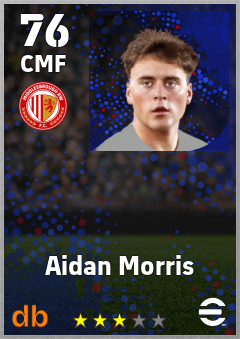 Aidan Morris eFootball player card