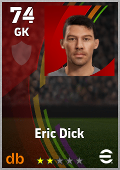 Eric Dick eFootball player card