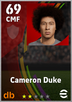 Cameron Duke eFootball player card