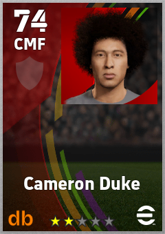 Cameron Duke eFootball player card