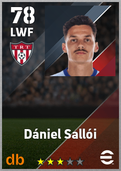 Dániel Sallói — LWF, OVR 78, MAX 78
