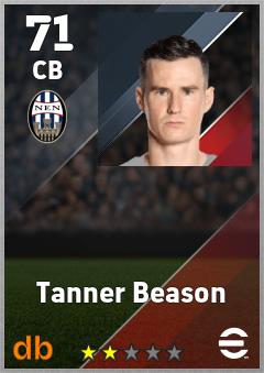 Tanner Beason eFootball player card