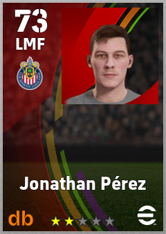 Jonathan Pérez eFootball player card