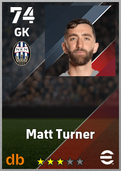 Matt Turner — GK, OVR 74, MAX 74