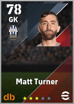 Matt Turner — GK, OVR 78, MAX 78