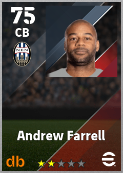 Andrew Farrell — CB, OVR 75, MAX 75
