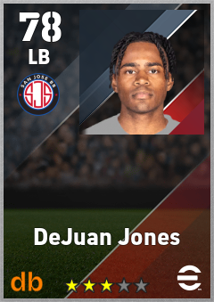 DeJuan Jones — LB, OVR 78, MAX 78