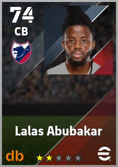 Lalas Abubakar eFootball player card