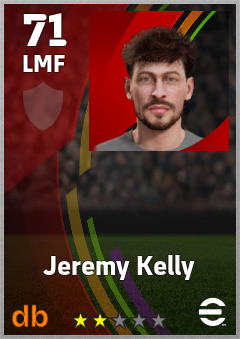 Jeremy Kelly eFootball player card