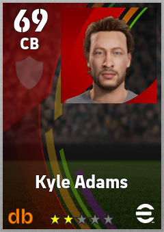 Kyle Adams eFootball player card