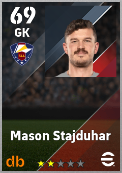 Mason Stajduhar — GK, OVR 69, MAX 69