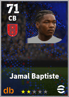 Jamal Baptiste eFootball player card