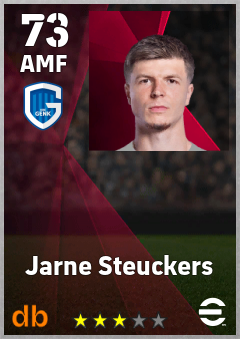Jarne Steuckers — AMF, OVR 73, MAX 73