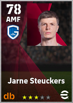Jarne Steuckers — AMF, OVR 78, MAX 78
