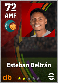 Esteban Beltrán eFootball player card