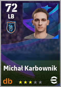 Michał Karbownik — LB, OVR 72, MAX 72