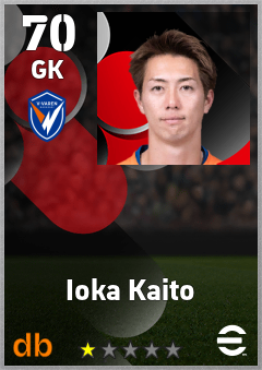 Ioka Kaito — GK, OVR 70, MAX 70