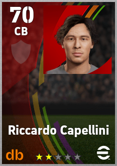 Riccardo Capellini eFootball player card