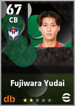 Fujiwara Yudai eFootball player card