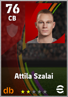 Attila Szalai — CB, OVR 76, MAX 76