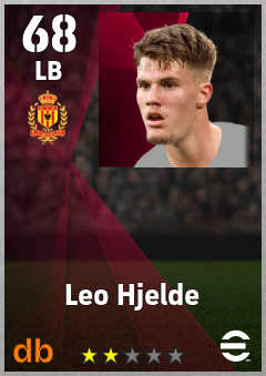 Leo Hjelde — LB, OVR 68, MAX 68
