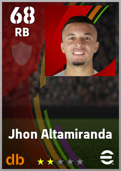 Jhon Altamiranda eFootball player card