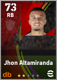 Jhon Altamiranda eFootball player card