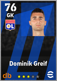 Dominik Greif eFootball player card