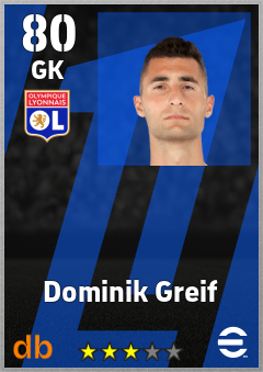 Dominik Greif eFootball player card