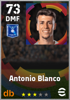 Antonio Blanco eFootball player card