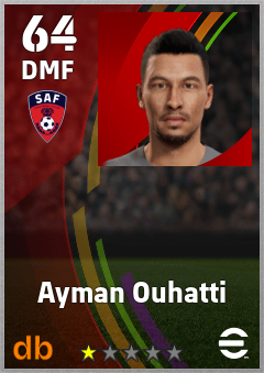 Ayman Ouhatti — DMF, OVR 64, MAX 64