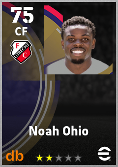Noah Ohio — CF, OVR 75, MAX 75