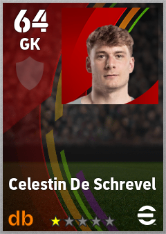Celestin De Schrevel eFootball player card