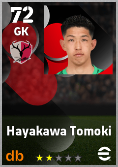Hayakawa Tomoki eFootball player card