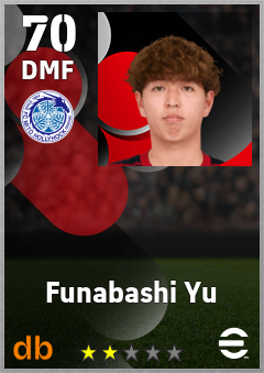 Funabashi Yu eFootball player card