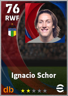 Ignacio Schor — RWF, OVR 76, MAX 76